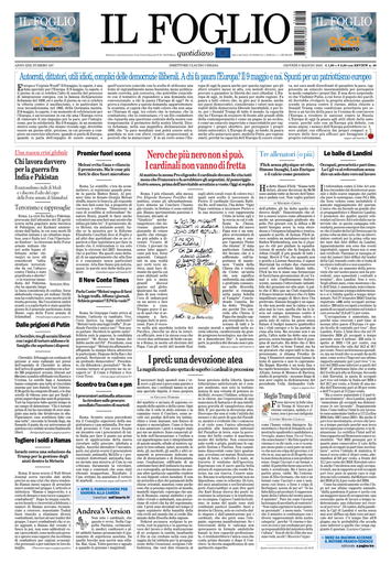 Prima-pagina-il foglio-messina-edizione-di-oggi-08-05-2025